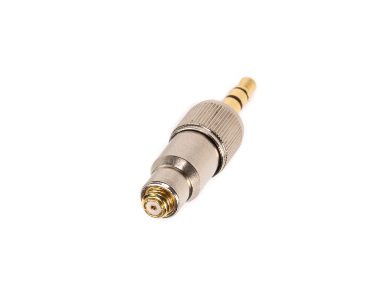 Conector de alta calidad utilizado en equipos profesionales de fotografía y vídeo, ideal para conexiones seguras y fiables en producciones audiovisuales.